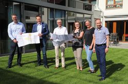 Stellten die Bauprojekte Tagespflege und Langzeitpflege vor: Die Verantwortlichen von der St. Elisabeth gGmbH und des St. Magnus-Hauses