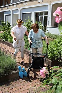 Das Rollatorenrennen sorgte für viel Spaß Das Rollatorenrennen sorgte für viel Spaß