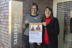 Am 5. Februar startet in Albersloh das monatliche Beratungsangebot rund um Selbständigkeit und Lebensqualität im Alter. Annette Schwaack (St. Josefs-Haus) und Angelika Reimers (Seniorenbüro der Laumann-Stiftung) stellen das neue Angebot vor.