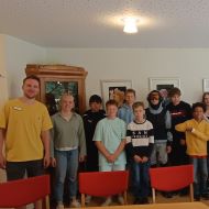Projekttage in der Altenpflegeeinrichtung: Mitarbeitende des St. Magnus-Hauses, Schülerinnen und Schüler der Verbundschule Everswinkel sowie Bewohnerinnen und Bewohner kamen bei gemeinsamen Aktionen ins Gespräch.